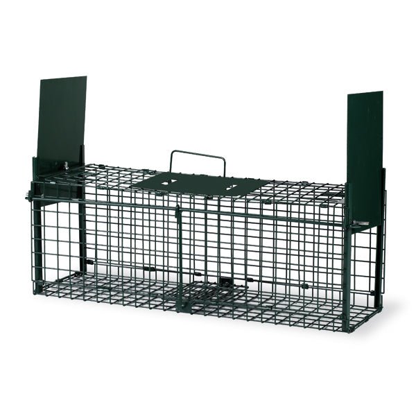 Metal Two-Door Live Animal Cage Trap – Foldable & Durable