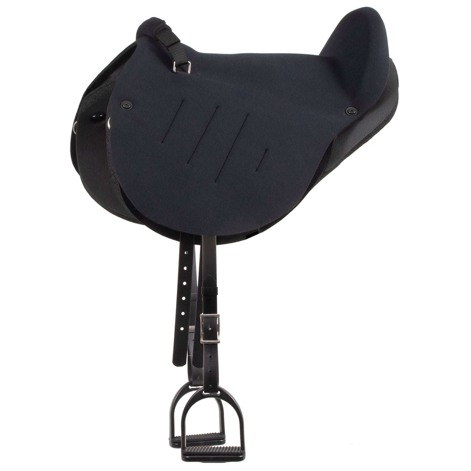 Mustang English Soft Ride Bareback Saddle, Black