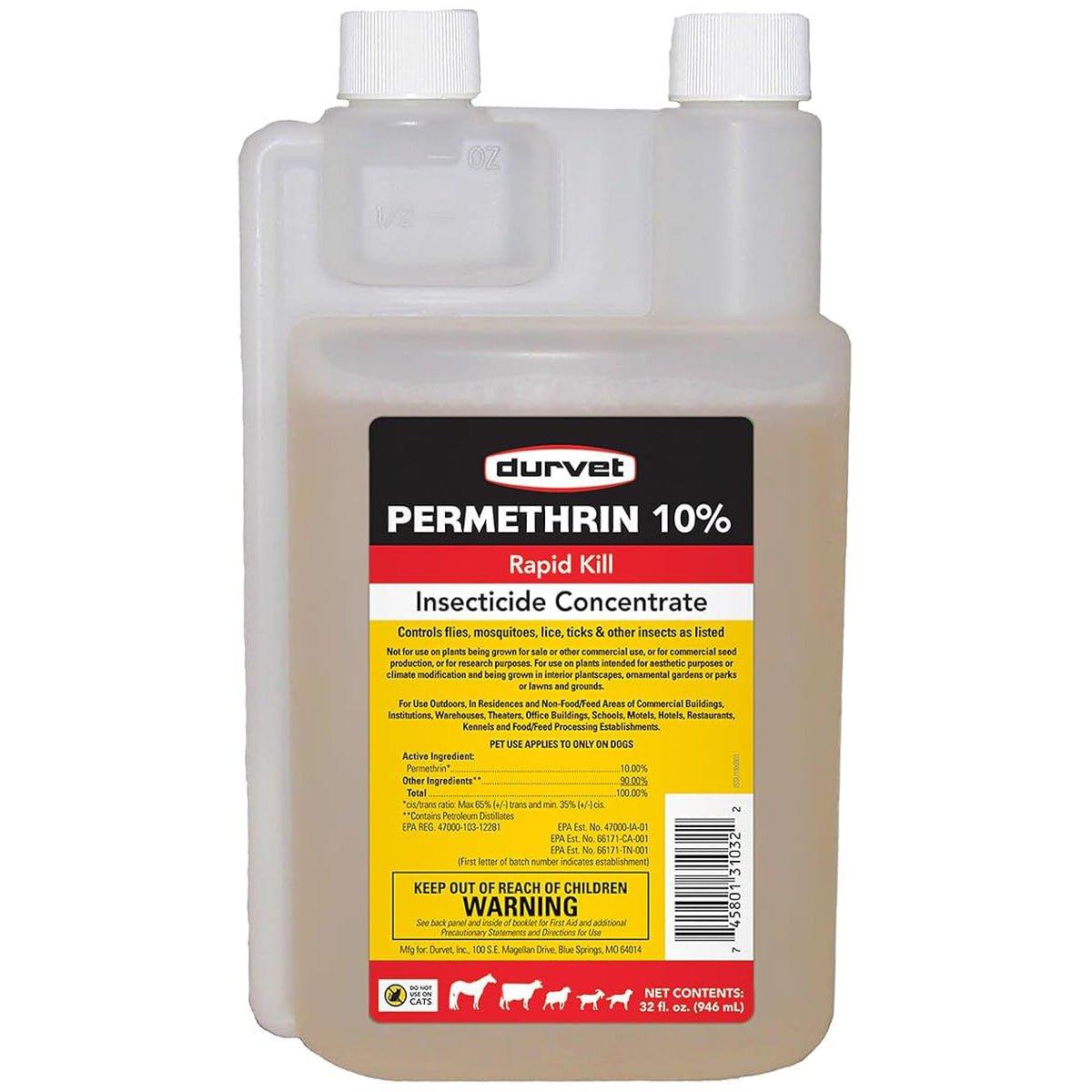 Permethrin 10% Livestock & Premise Fly Spray, EC