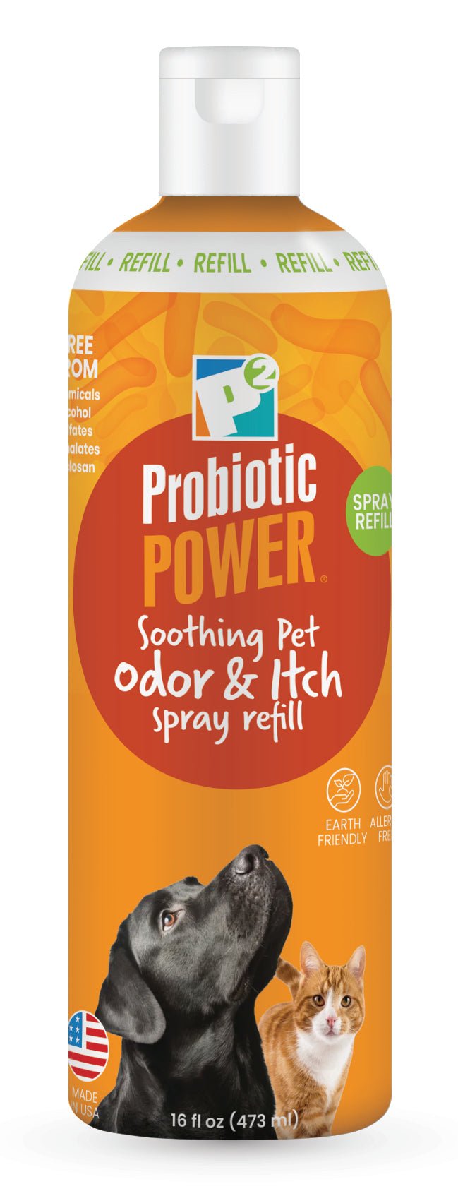 Probiotic Power Pet Odor & Itch Spray & Refills