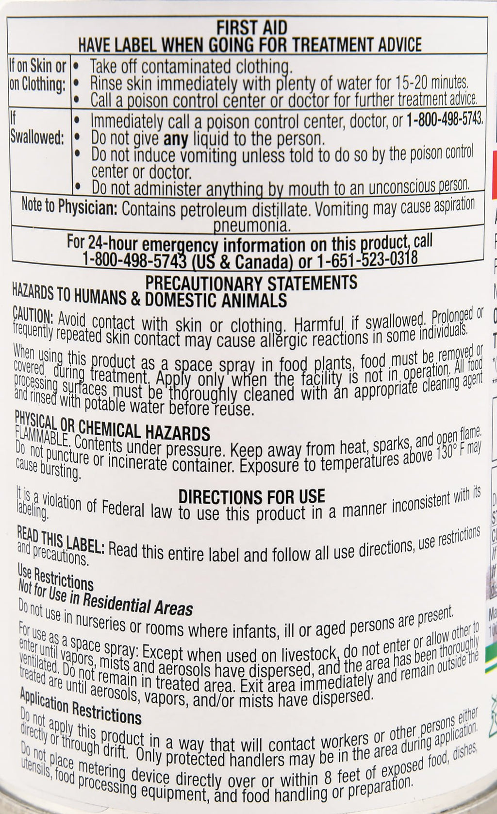 Prozap LD-44T Metered Fly Spray, 6.5 oz
