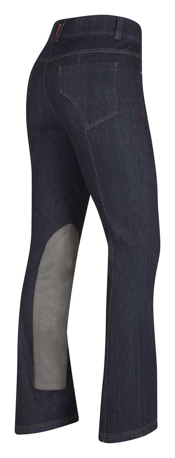 Kerrits Women's Stretch Denim Extended Knee Patch Bootcut Riding Jeans