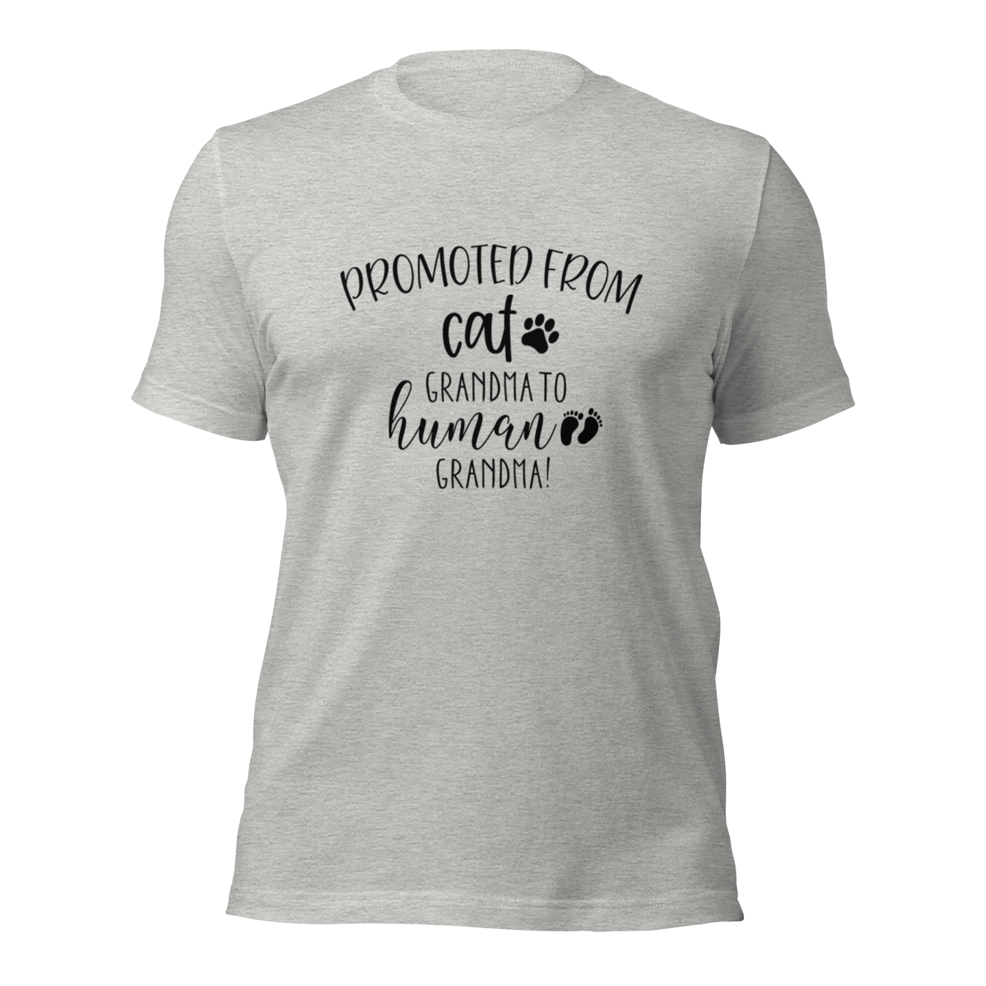 Promoted from Cat Grandma to Human Grandma T-Shirt