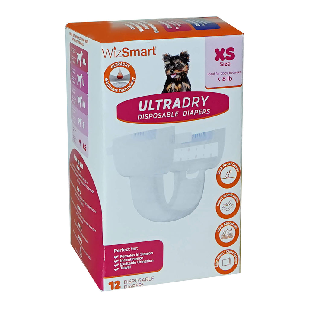 WizSmart UltraDry Disposable Diapers