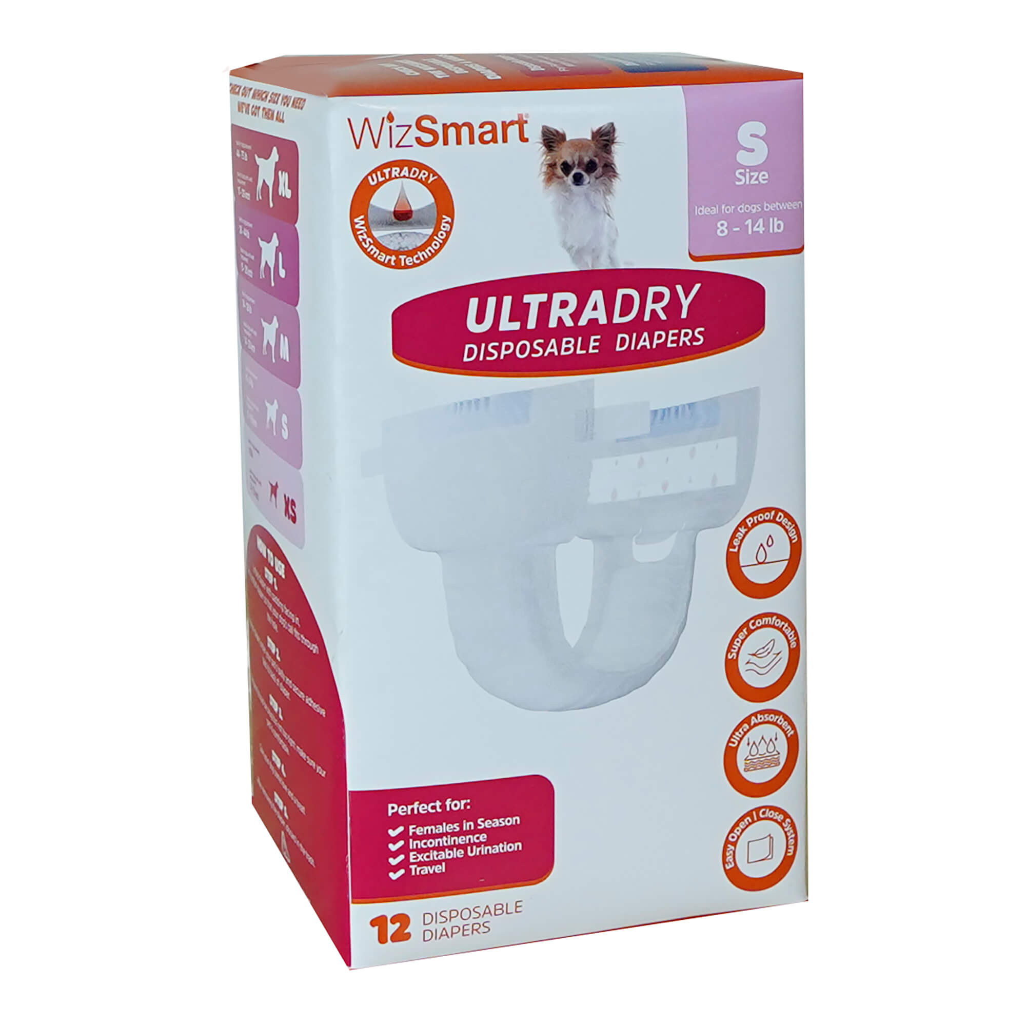 WizSmart UltraDry Disposable Diapers