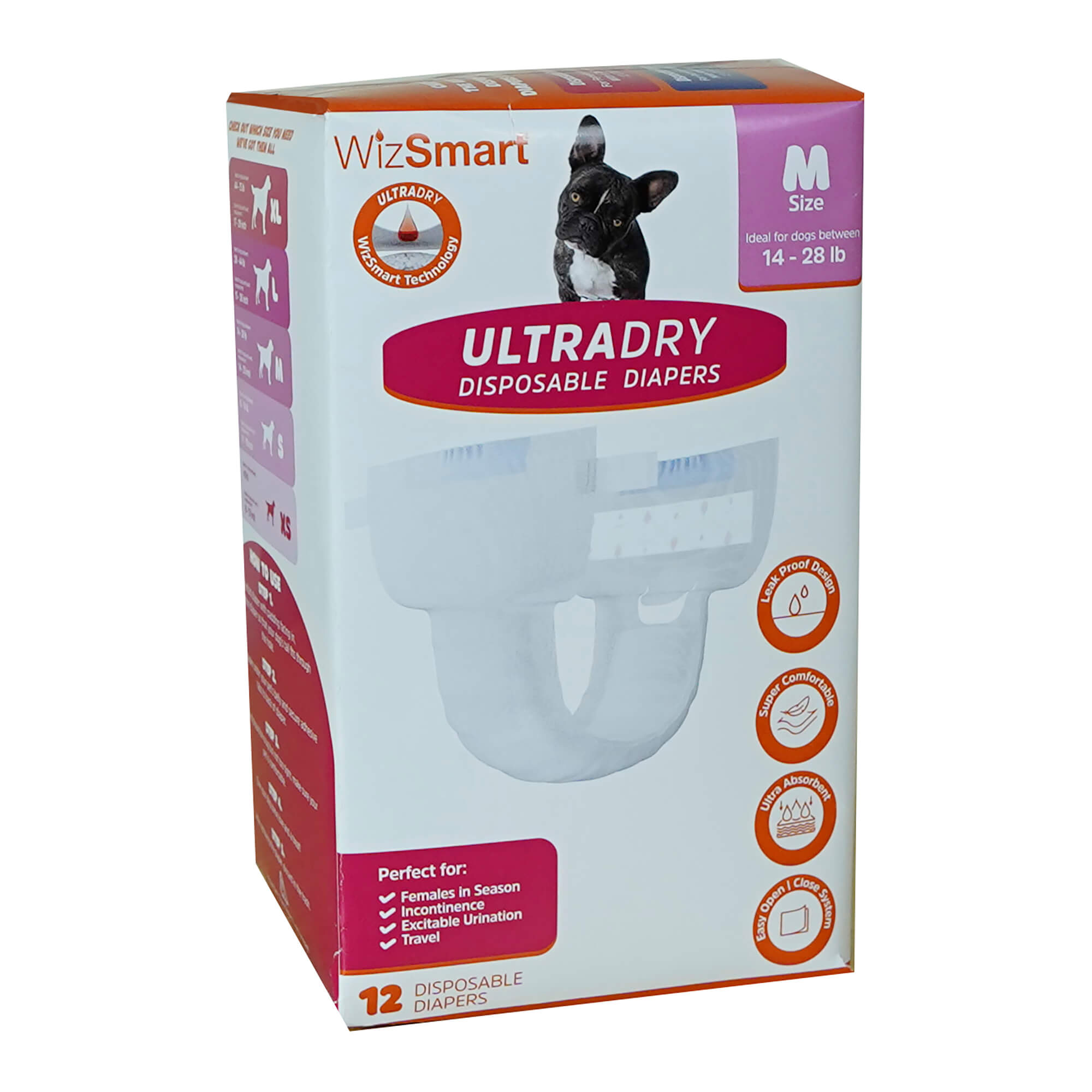 WizSmart UltraDry Disposable Diapers